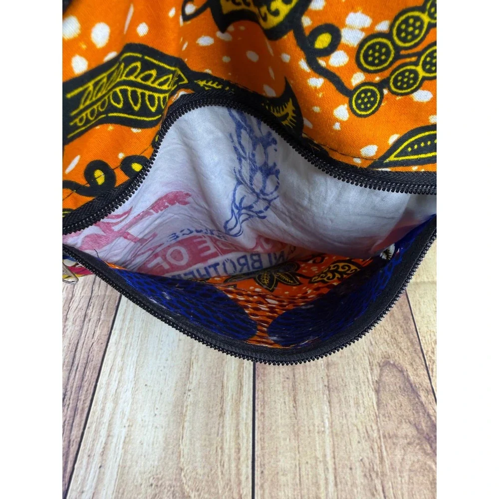 Handmade backpack features